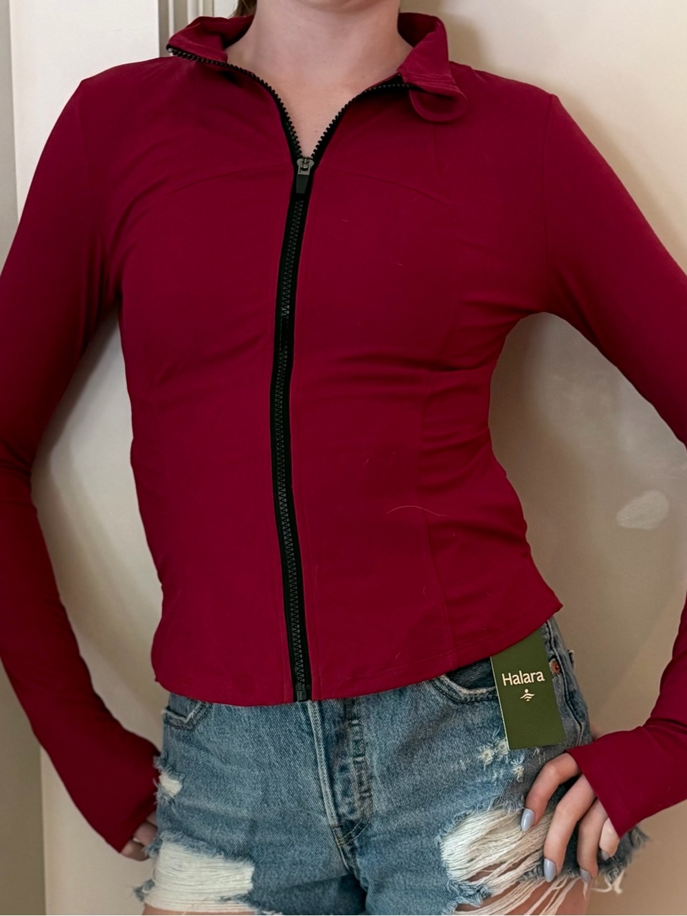 NWT HALARA, Size Small, Zip-Front Jacket